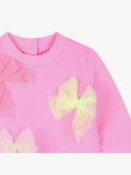 Tulle-Bow Sweatshirt And Leggings