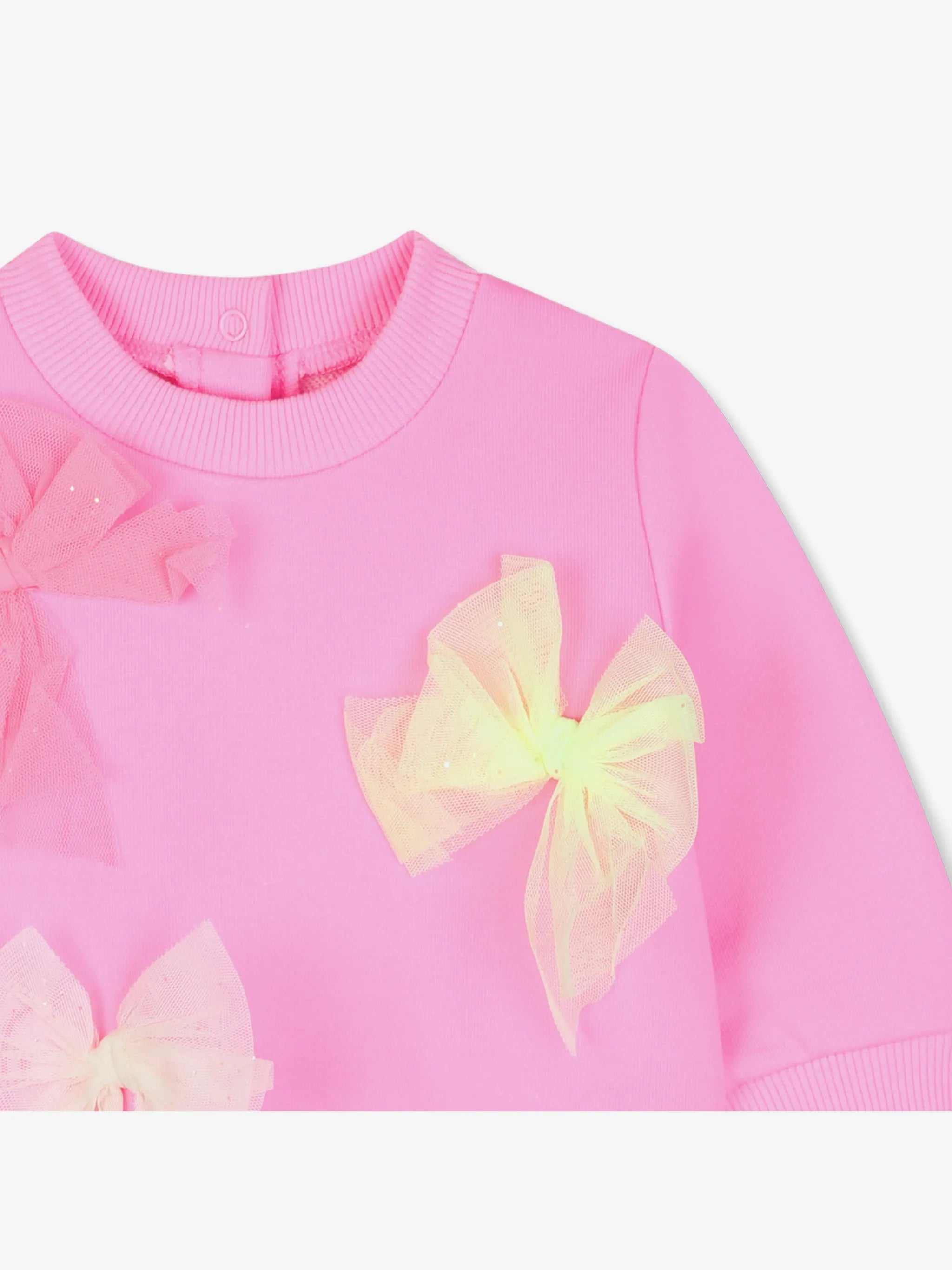 Tulle-Bow Sweatshirt And Leggings