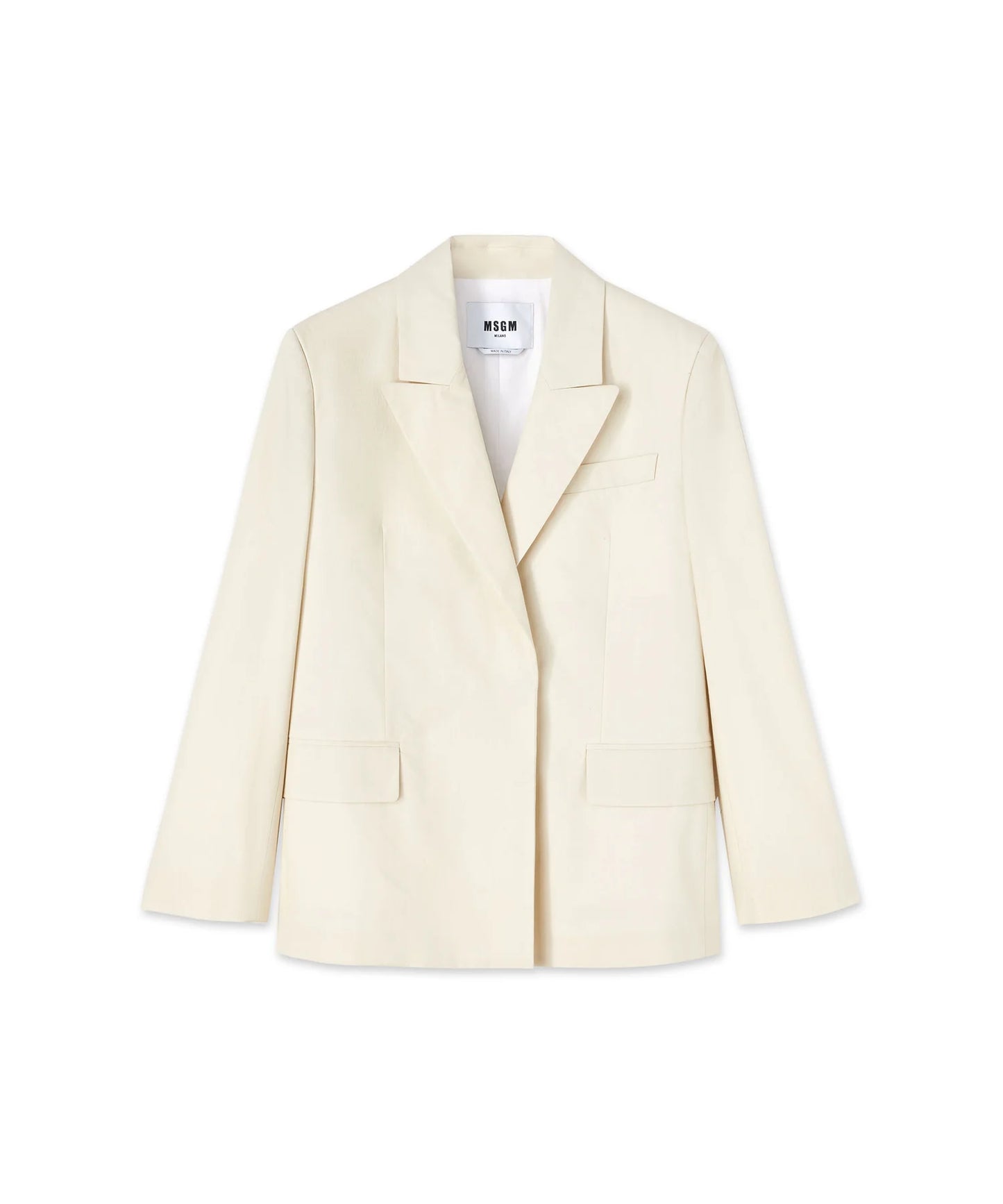 Poplin Cotton Single-Breasted Jacket