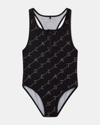 Logo Print Swimsuit