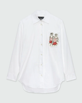 White Shirt Sailors Embroidery