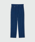 Blue Bouclé Denim Trousers