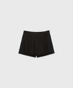 Cotton Black Shorts