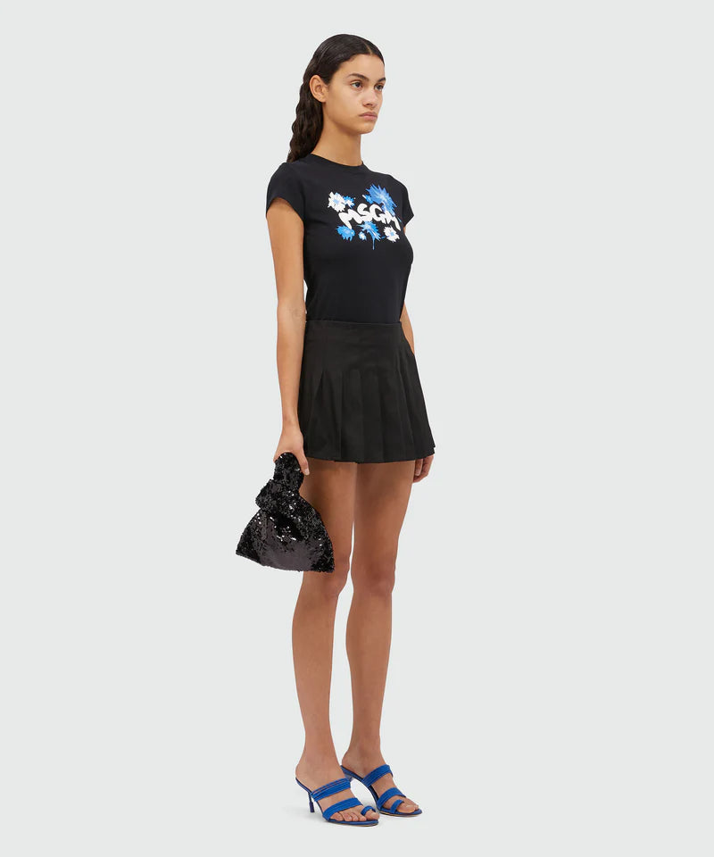 Cotton Black Shorts