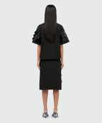 Black Sequins Skirt