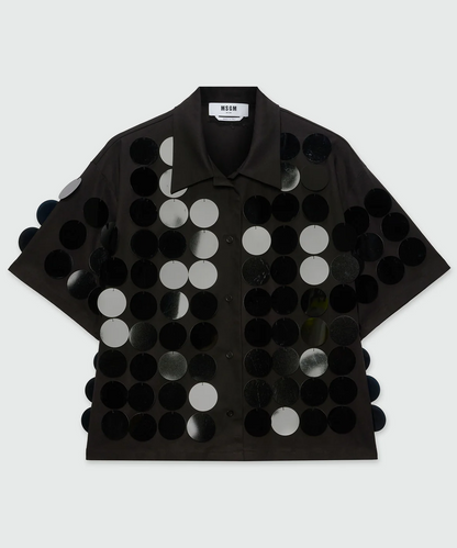 Black Sequins Shirt