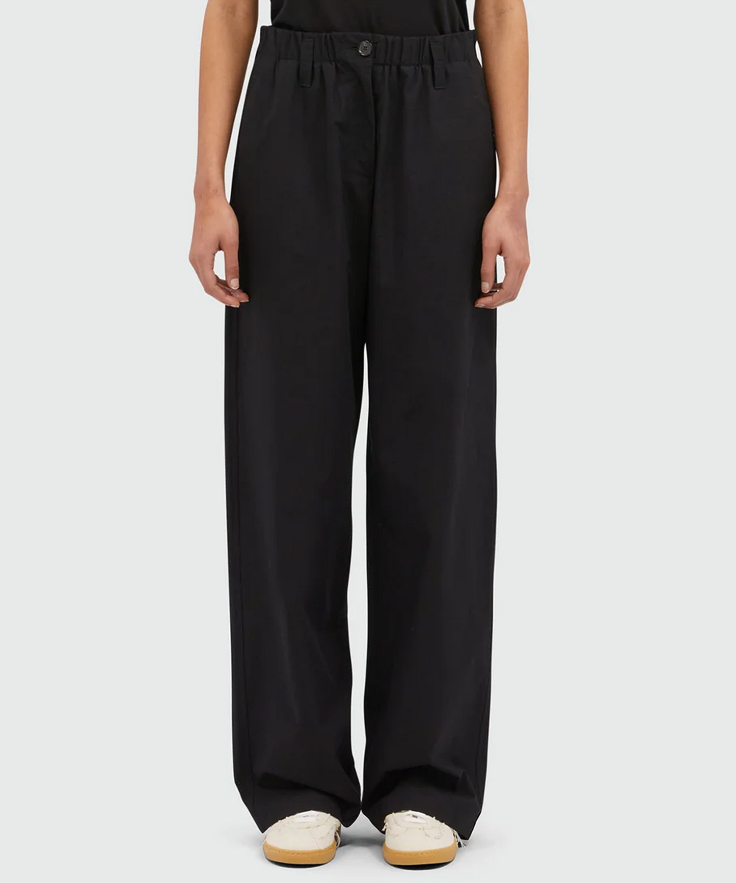 Black Cotton Pants
