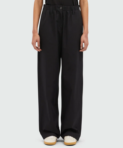 Black Cotton Pants