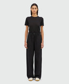 Black Cotton Pants
