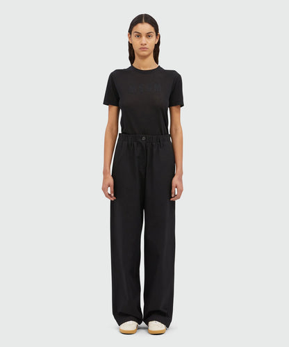 Black Cotton Pants