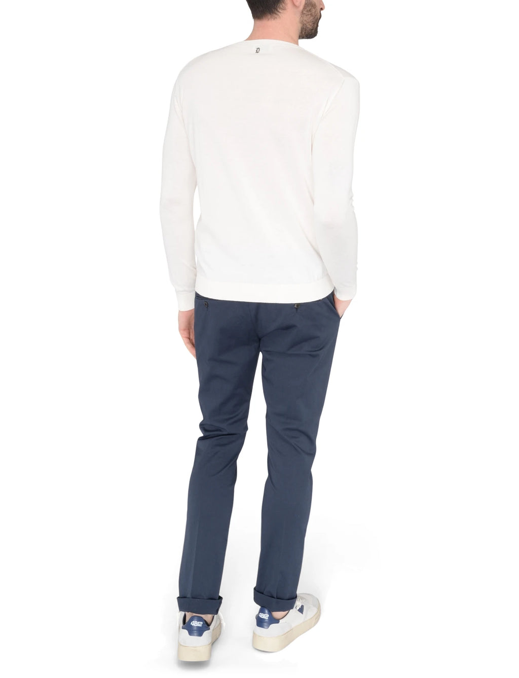 Pants In Blue Gabardine