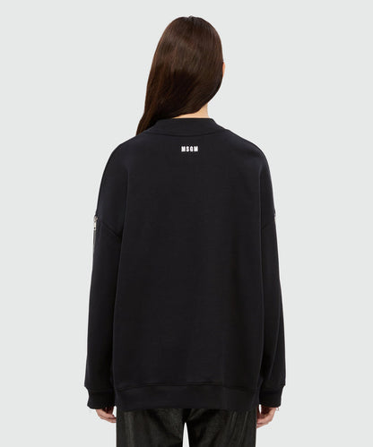 Black Jersey Sweatshirt