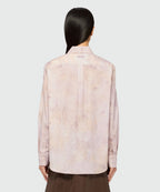 Pink Poplin Shirt With Print