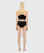 Black Jersey Briefs With Elastic