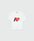 White Cotton T-Shirt With Graphics
