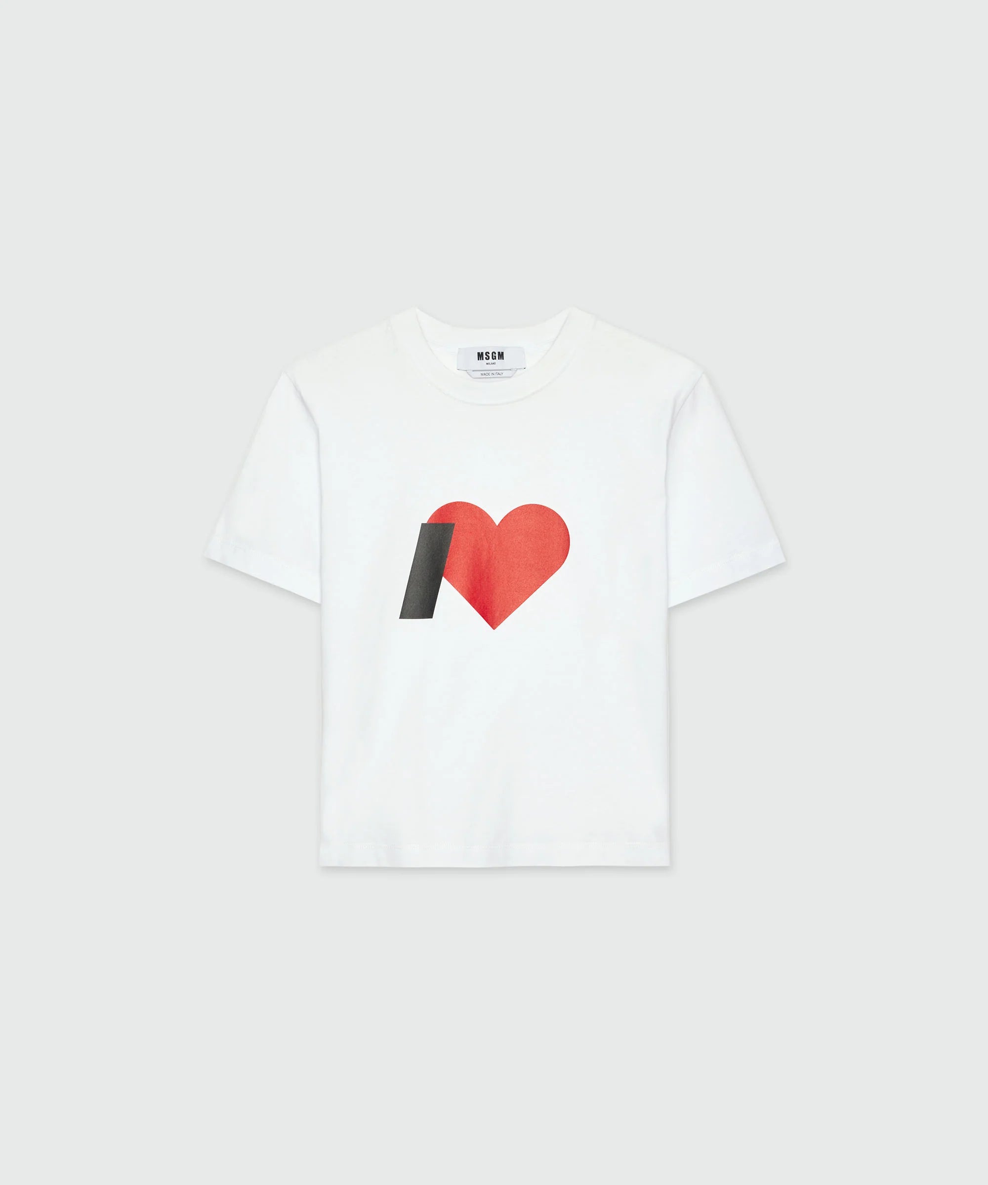 White Cotton T-Shirt With Graphics