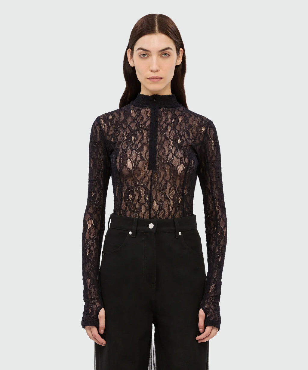 Black Lace Bodysuit