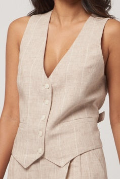 Linen Vest