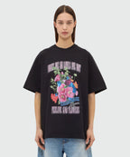Black Short-Sleeve Cotton Jersey T-shirt
