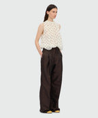Polka Dot Chiffon Balloon Top