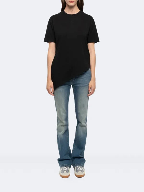 Дамска тениска Zadig&Voltaire — Asymmetric Strass-Embellished T-Shirt (изглед 3)