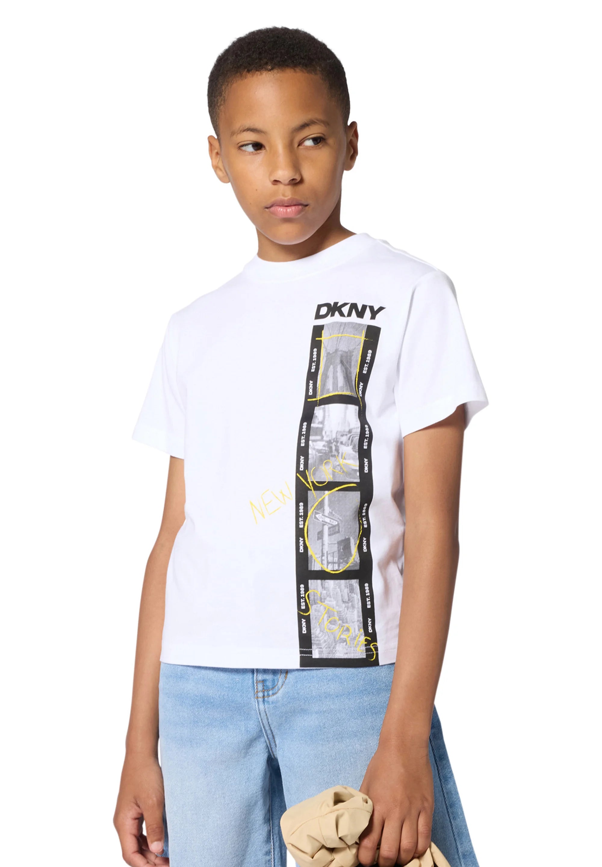 Graphic Print White T-Shirt