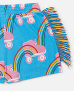 Rainbow Fringe Shorts