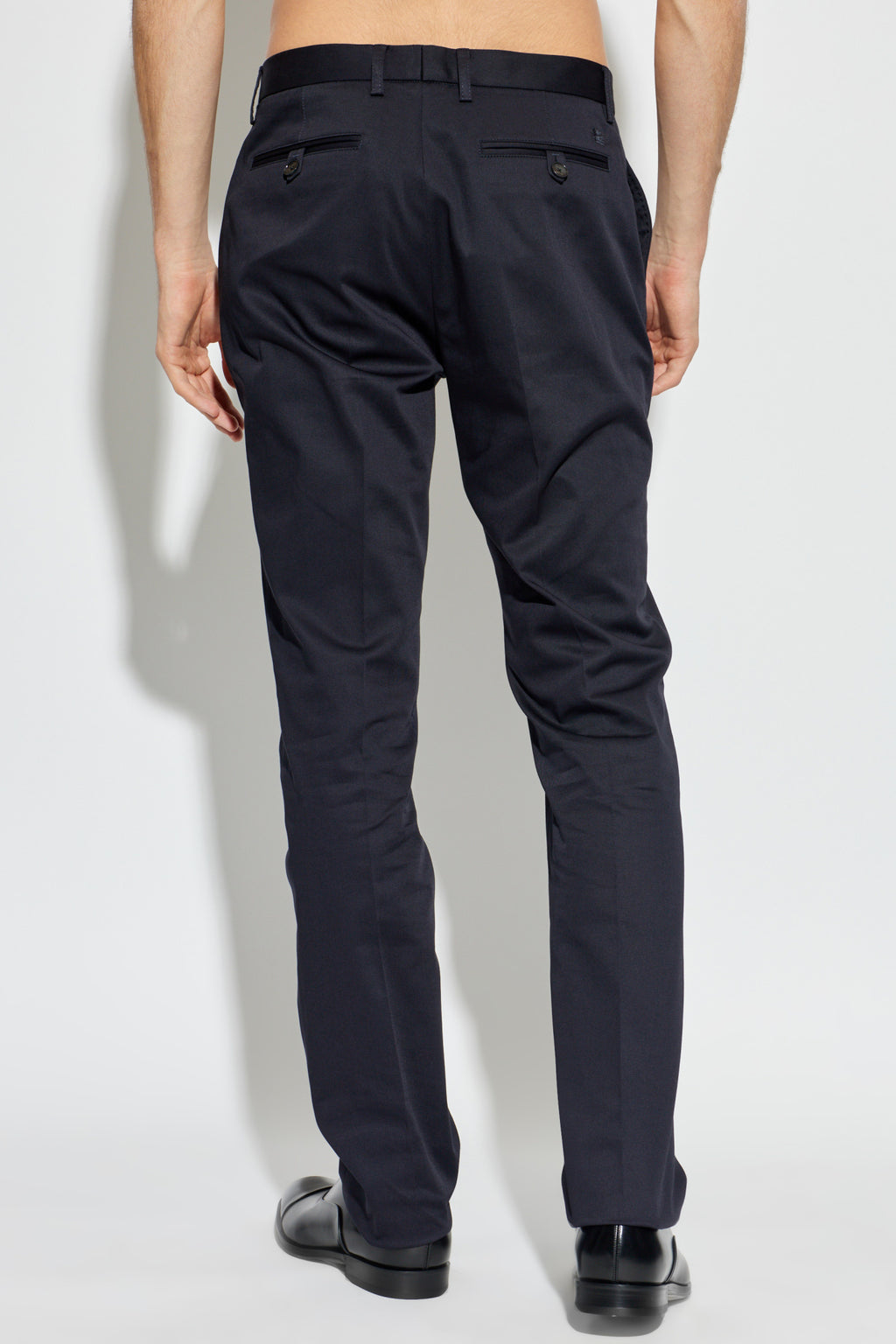 Navy Blue Pants With Logo