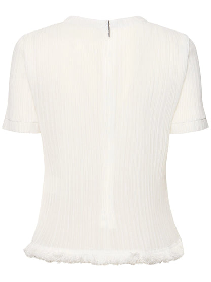 Short Sleeve Pleated Top