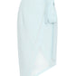 Aquamarine Strass Lino Skirt