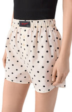 Polka Dot Cotton Poplin Boxer Shorts