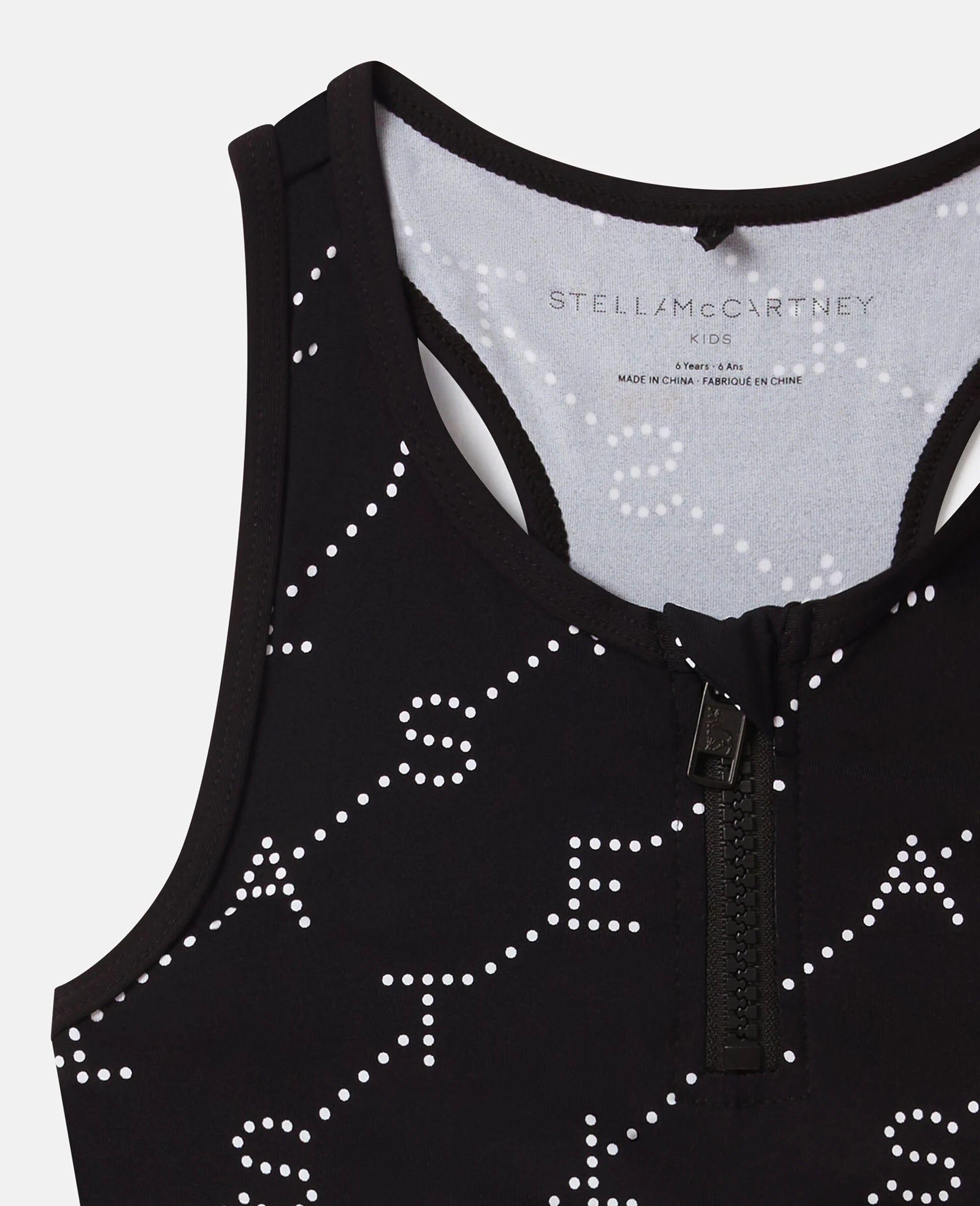 2-Piece Logo Print Swimsuit