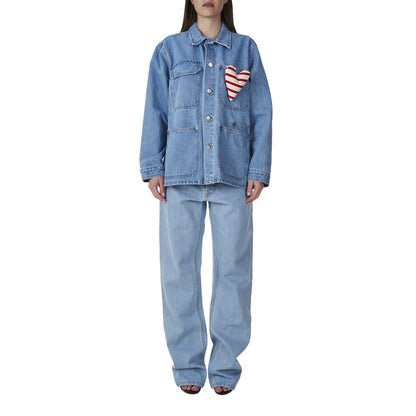 Heart Denim Shirt