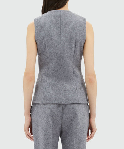 Grey Wool Vest