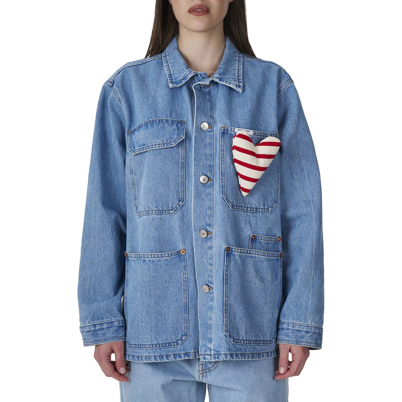 Heart Denim Shirt