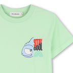Green Back Print T-Shirt