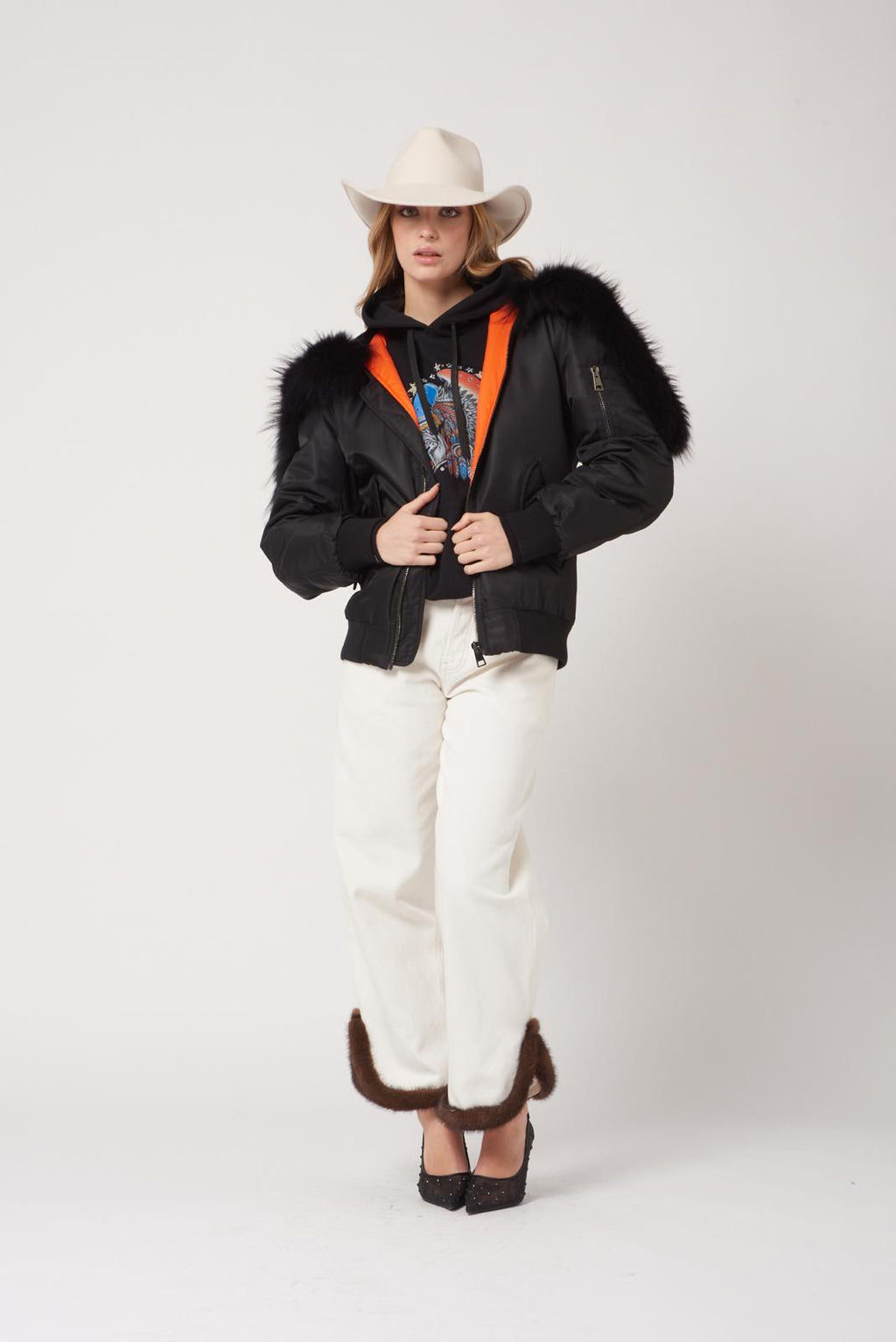 Black Bomber Jacket
