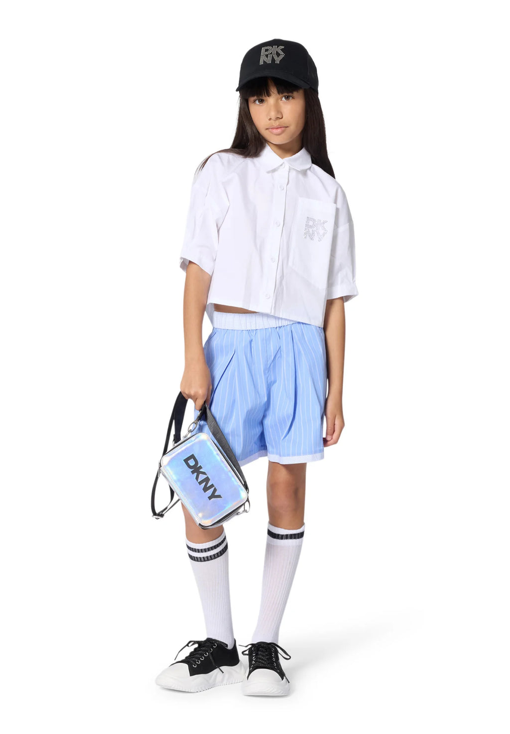 Striped Logo Shorts