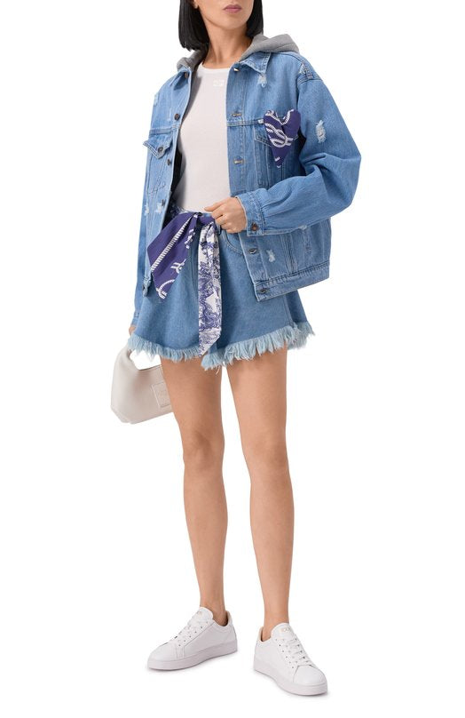 Denim Bomber Jacket