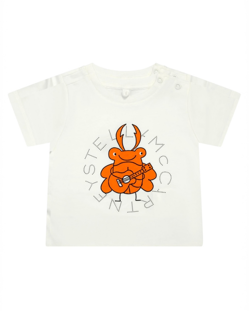 Baby White Graphic T-Shirt Logo