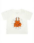 Baby White Graphic T-Shirt Logo
