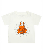 Baby White Graphic T-Shirt Logo