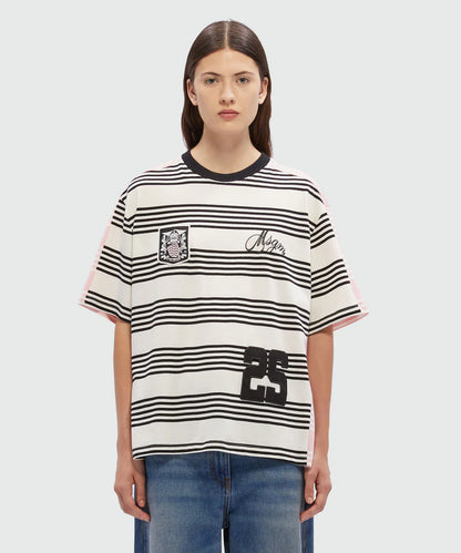 Two-Tone Stripes T-Shirt