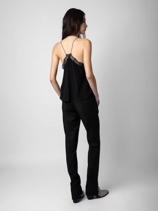 Christy Top With Black Lace