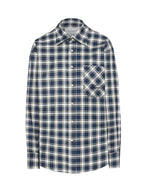 Plaid Shirt With Embroidery