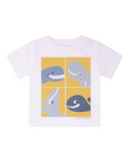 White Baby T-Shirt With Whales