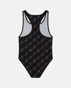 Logo Print Swimsuit