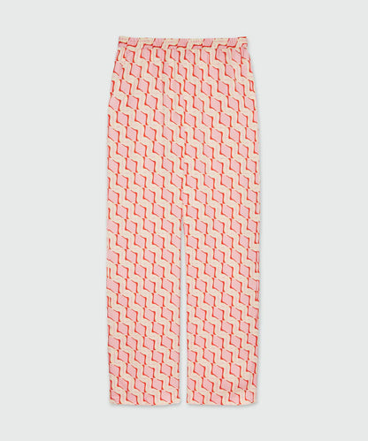 Geometric Print Trousers