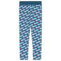 Girls Blue Logo Heart Leggings