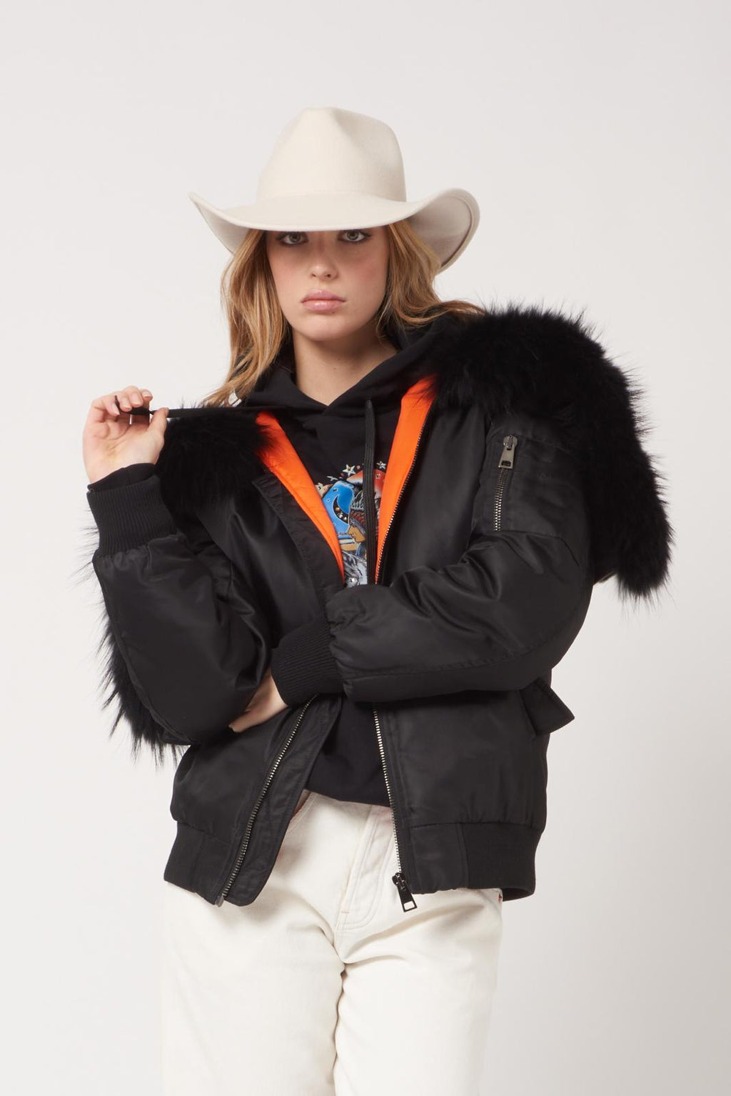 Black Bomber Jacket